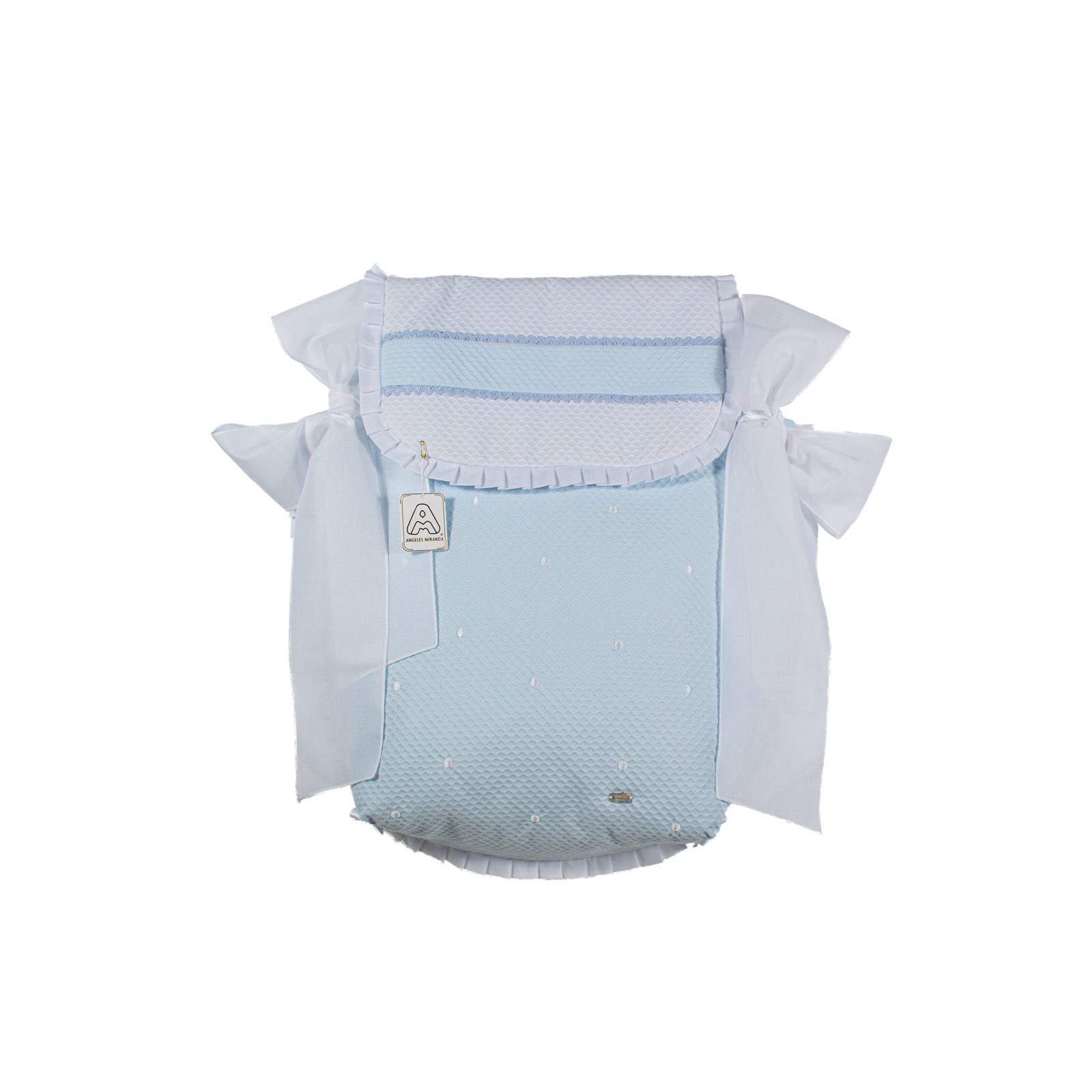 Saco Pique Adaptado Pinzado Tira Emboze Bodoques Ángeles Miranda