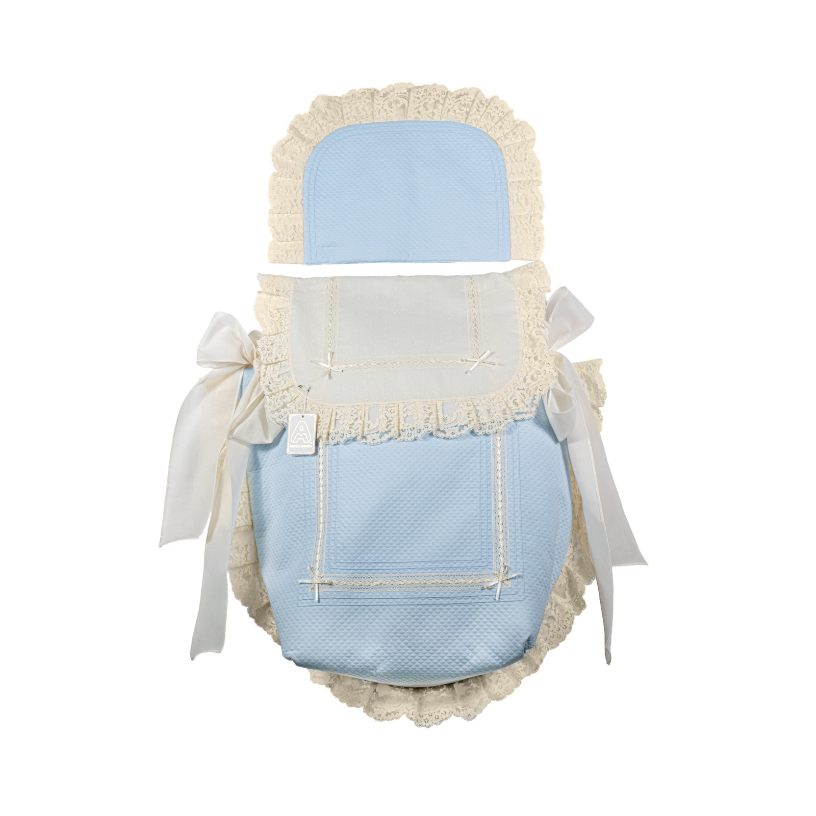 Saco Pique Adaptado Pinzado Semilencero Cuadrante Puntilla Valencie Ángeles Miranda