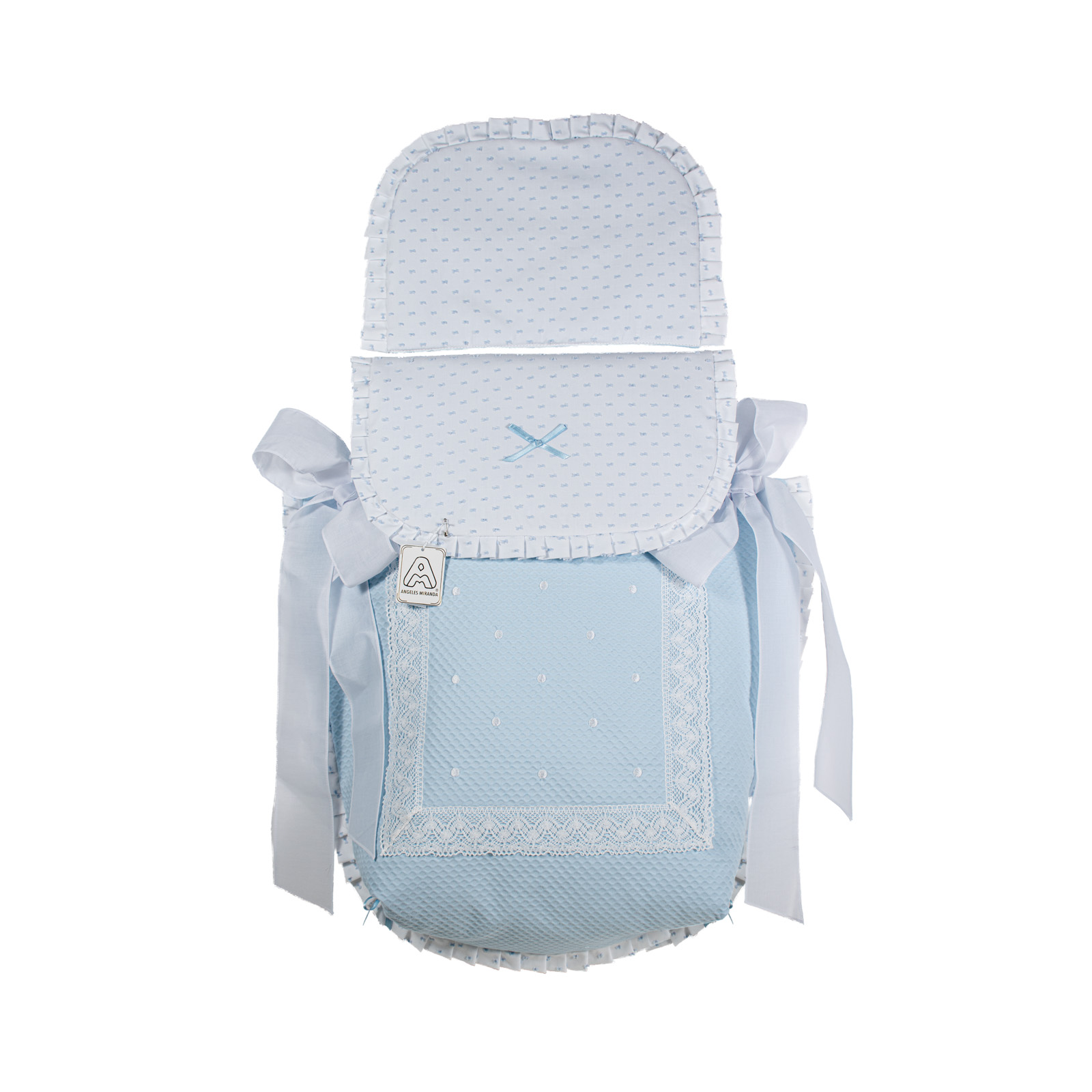 Saco Pique Adaptado Pinzado Bodoques Puntilla Bolillo Ángeles Miranda